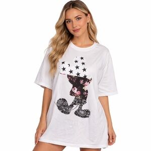 Disney Collection By Neff Mickey Mouse T~Shirt White Size XXL BRAND NEW!